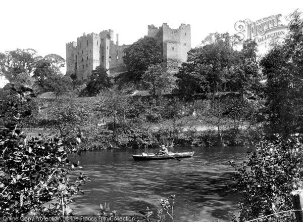 Photo of Ludlow, The Castle From The River Teme 1923