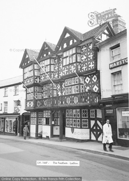 Photo of Ludlow, The Feathers c.1965