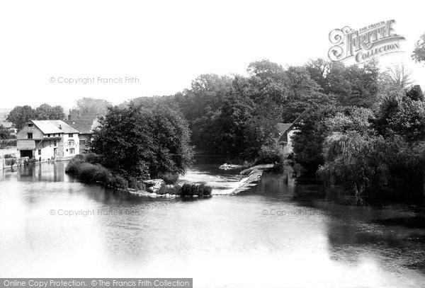 Photo of Ludlow, The Weir And Mill 1892