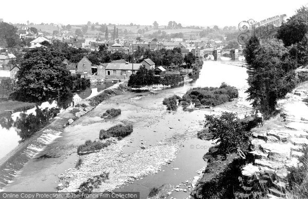Photo of Ludlow, Town And River Teme c.1935