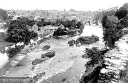 Town And River Teme c.1935, Ludlow