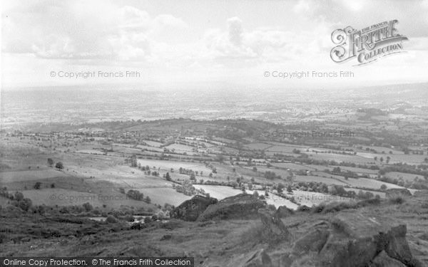 Photo of Ludlow, View From Clee Hill c.1955
