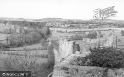 View From The Castle c.1960, Ludlow