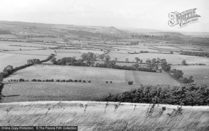 Photo of Ludwell, View From Win Green c.1955