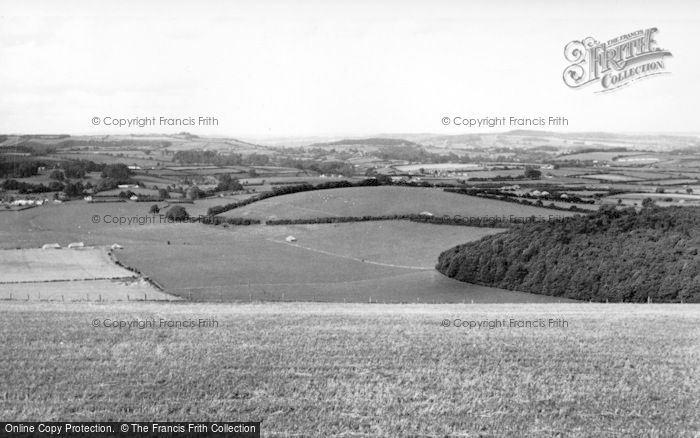 Photo of Ludwell, View From Win Green c.1955