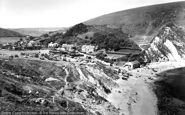 Photo of Lulworth Cove, Beach And Village c.1960