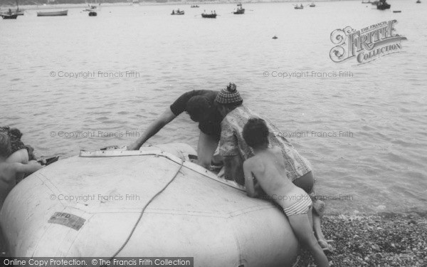 Photo of Lulworth Cove, Boating c.1965