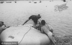 Boating c.1965, Lulworth Cove