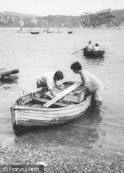 Boating c.1965, Lulworth Cove