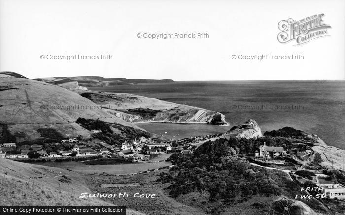 Photo of Lulworth Cove, c.1955