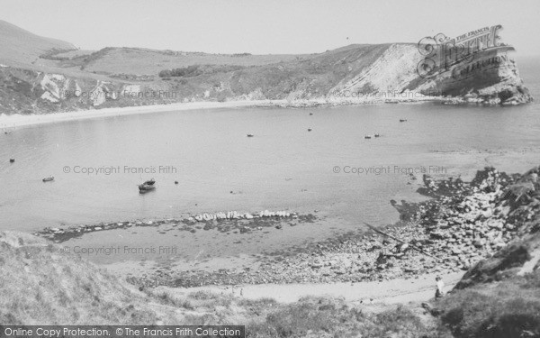 Photo of Lulworth Cove, c.1955