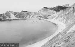 c.1960, Lulworth Cove