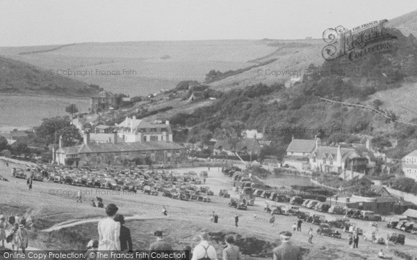 Photo of Lulworth Cove, Car Park c.1950