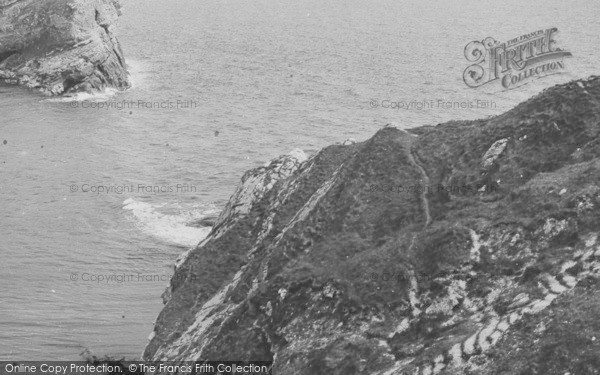 Photo of Lulworth Cove, Entrance To Bay c.1955