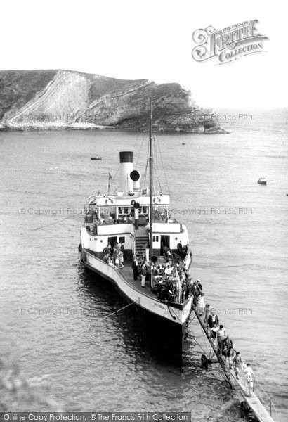 Photo of Lulworth Cove, Going Ashore c.1950