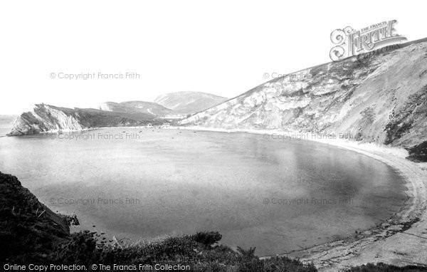 Photo of Lulworth Cove, Looking West 1894