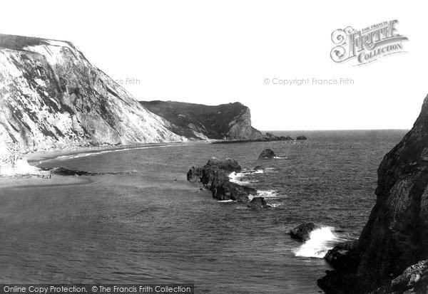 Photo of Lulworth Cove, Man O'war Rocks 1903