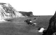 Lulworth Cove, Man O'War Rocks 1903