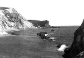 Man O'war Rocks 1903, Lulworth Cove