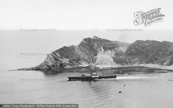 Photo of Lulworth Cove, Paddle Steamer 1925