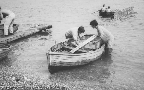 Photo of Lulworth Cove, Rowing Boats c.1965