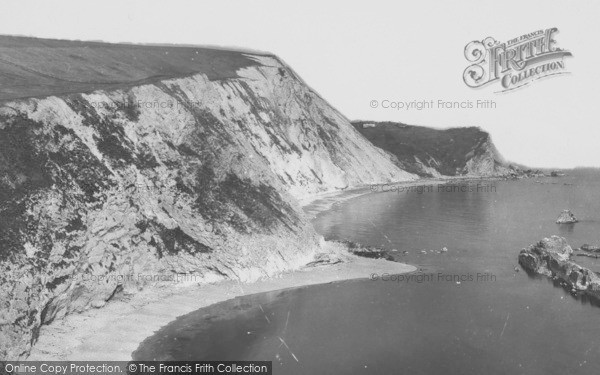 Photo of Lulworth Cove, The Cliffs c.1950