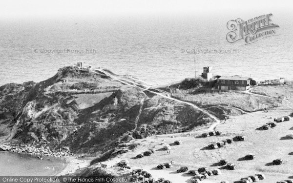 Photo of Lulworth Cove, The Coastguard Lookout c.1955