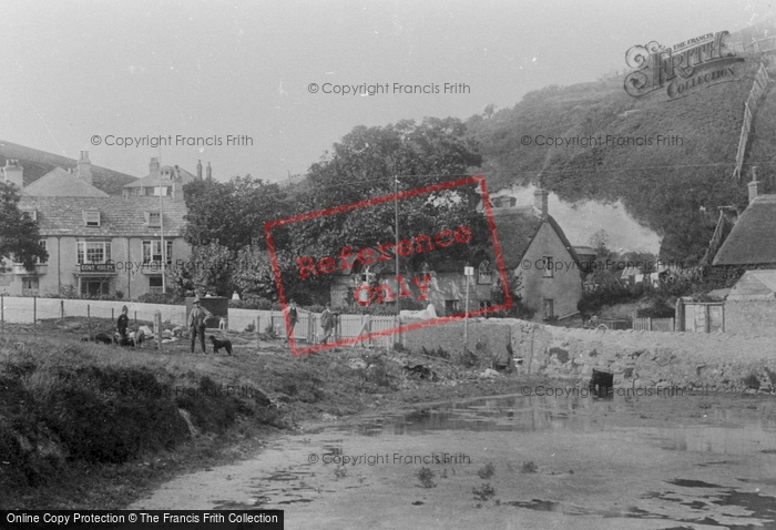 Photo of Lulworth Cove, The Cove Hotel 1894