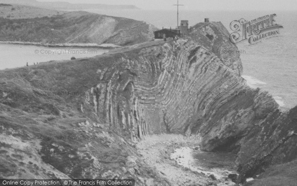 Photo of Lulworth Cove, The Look Out Post c.1950