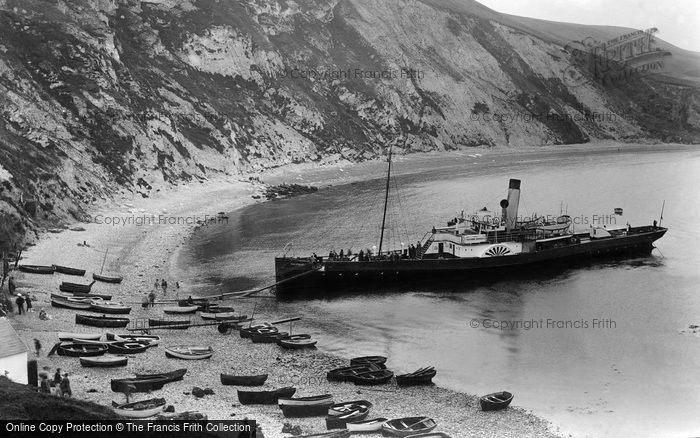 Photo of Lulworth Cove, The Steamship 1925 - Francis Frith
