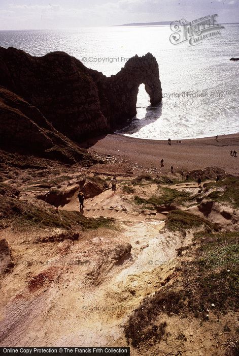 Photo of Lulworth Cove, The Steps To Durdle Door c.1995
