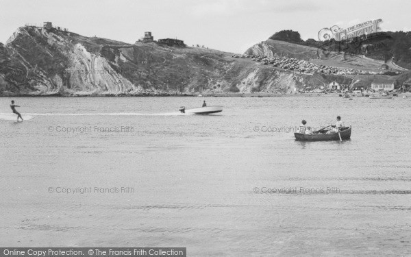 Photo of Lulworth Cove, Water Skiing c.1960