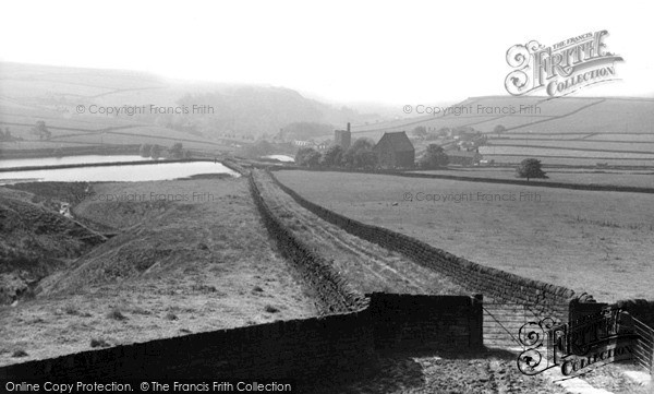 Photo of Lumbutts, Village From The Moor c.1955