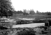 Lumley, Castle And Ferry c.1883, Lumley Castle