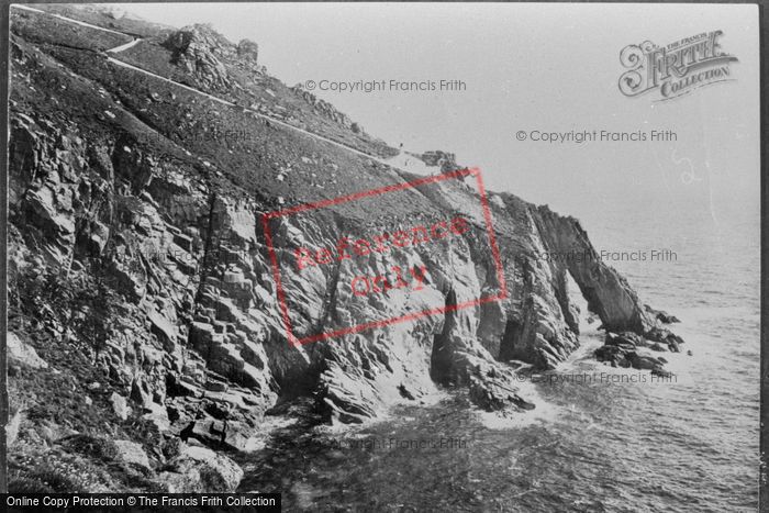 Photo of Lundy Island, 1890