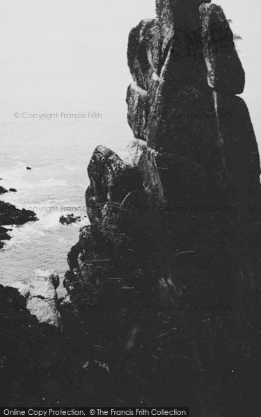 Photo of Lundy Island, Constable Rock 1890