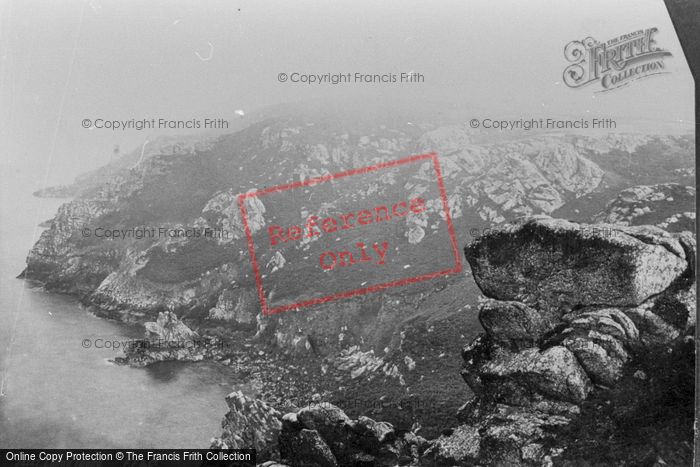 Photo of Lundy Island, East Coast From Gannet Rock 1890