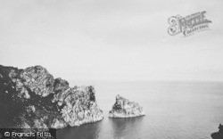 Lundy Island, Gannet Rock 1890, Lundy