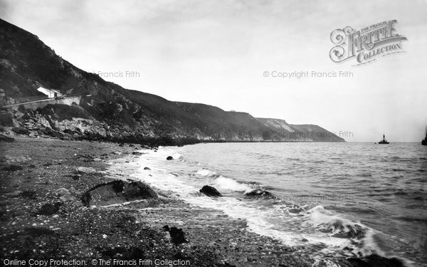 Photo of Lundy Island, On The Beach 1890