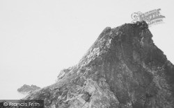 Lundy Island, Shutter Rock 1890, Lundy