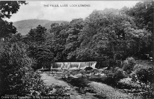 Photo of Luss, The Falls c.1935