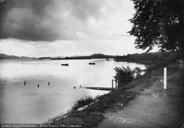 Photo of Luss, The Loch Side c.1935