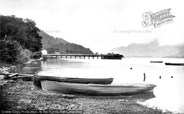 Photo of Luss, The Pier Landing, Loch Lomond c.1935
