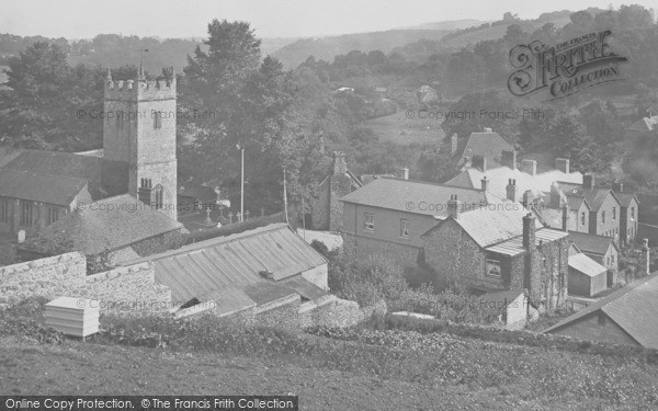 Photo of Lustleigh, Church And Village 1920