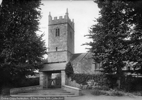 Photo of Lustleigh, Church Of St John The Baptist And Lychgate 1906
