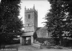 Church Of St John The Baptist And Lychgate 1906, Lustleigh