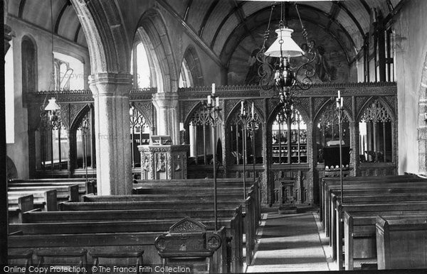 Photo of Lustleigh, Church Screen 1906