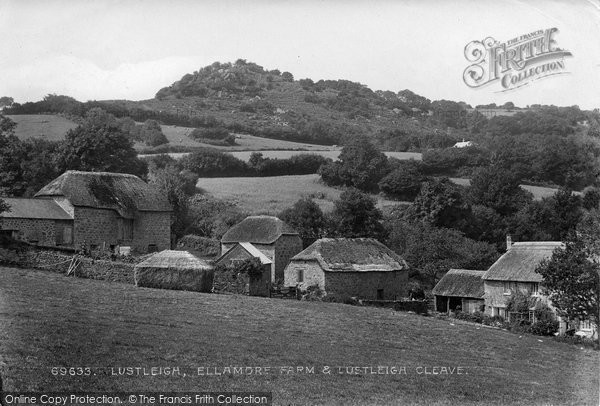 Photo of Lustleigh, Ellamore Farm And Lustleigh Cleave 1920