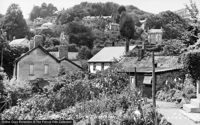 Photo of Lustleigh, General View c.1955
