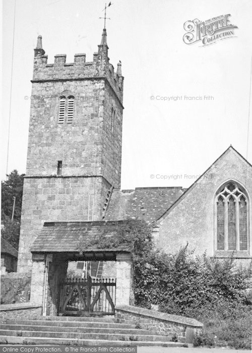 Photo of Lustleigh, The Church And Lychgate c.1955